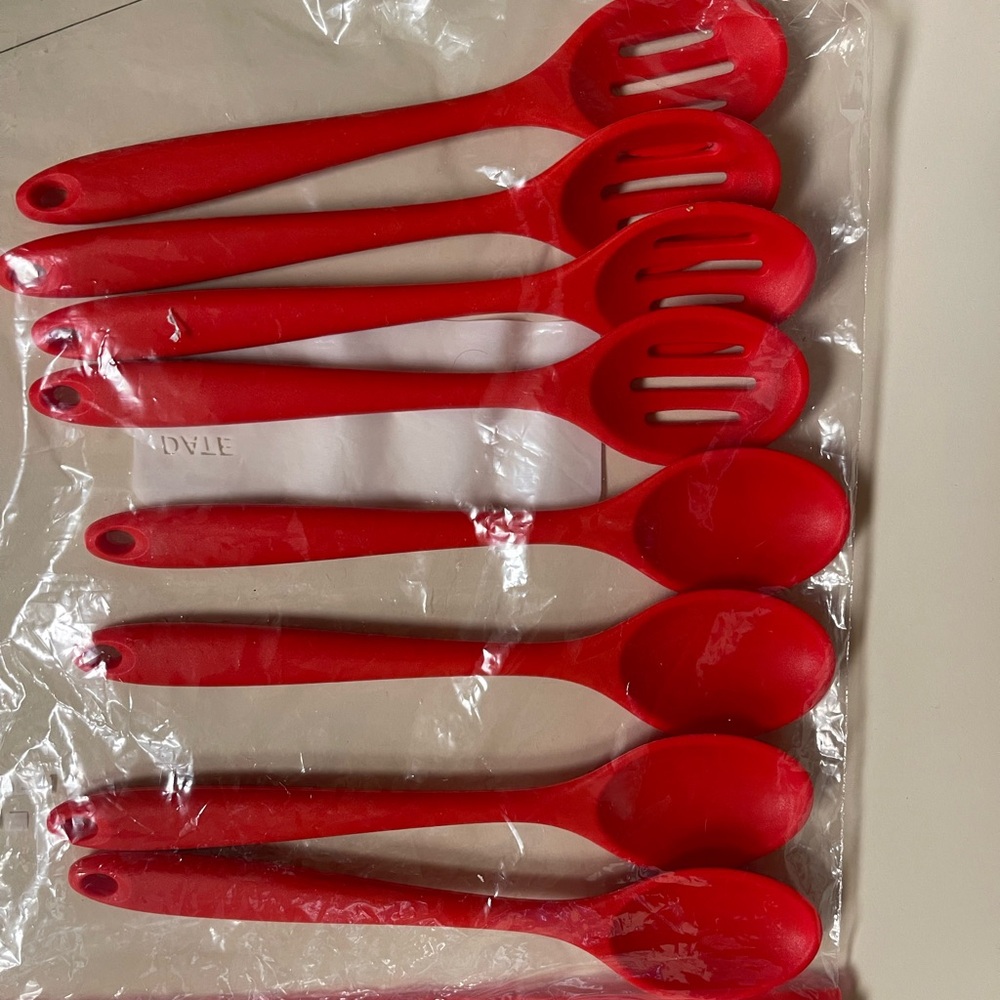 Elane 8-piece Silicone Cooking Spoon Set (7.5 inches)